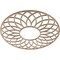 Ekena Millwork Cannes Wood Fretwork Pierced Ceiling Medallion, Red Oak, 26"OD x 8 7/8"ID x 3/8"T CMWP26X26X0375CNRO - alternate 5